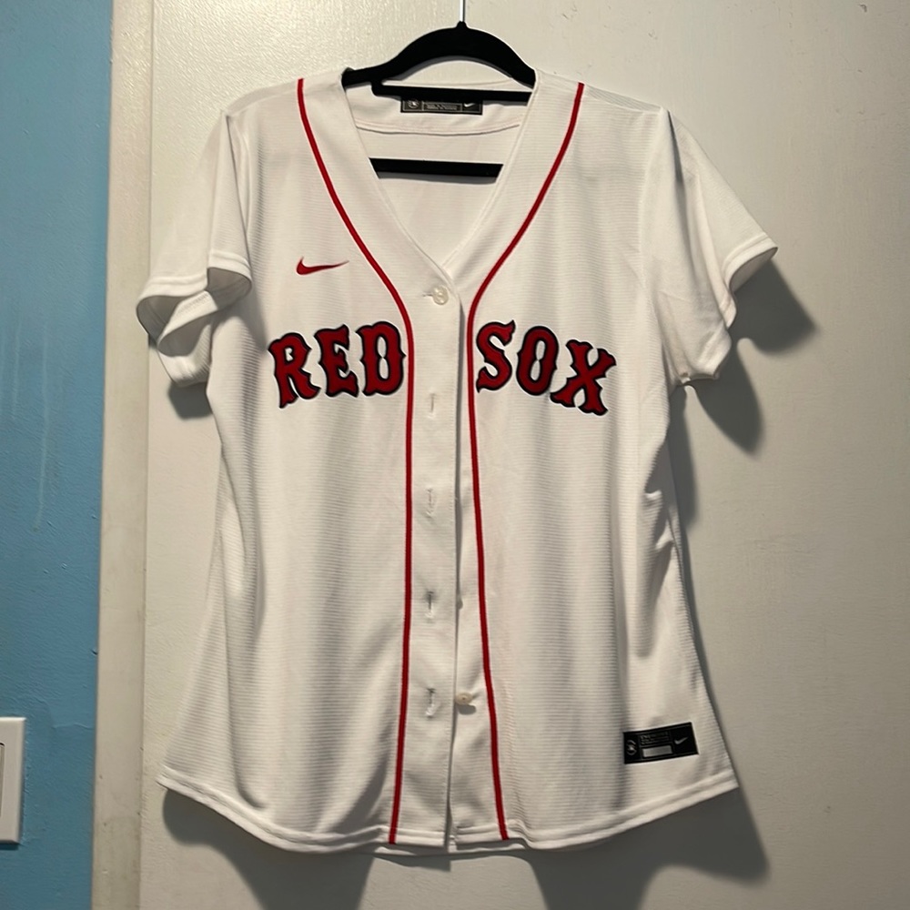 Boston Red Sox women's short sleeve jersey size large